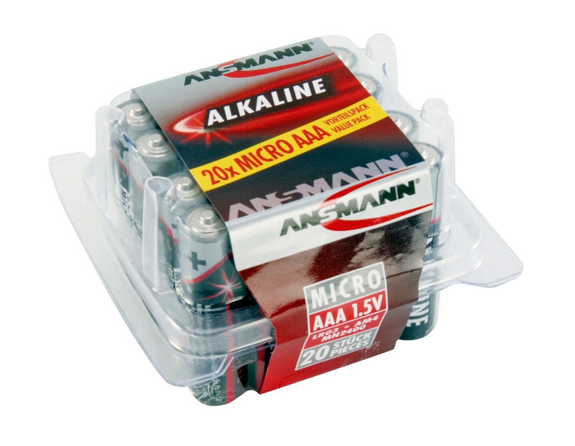 Electronics: Ansmann Batteries - economy pack, 20 Items