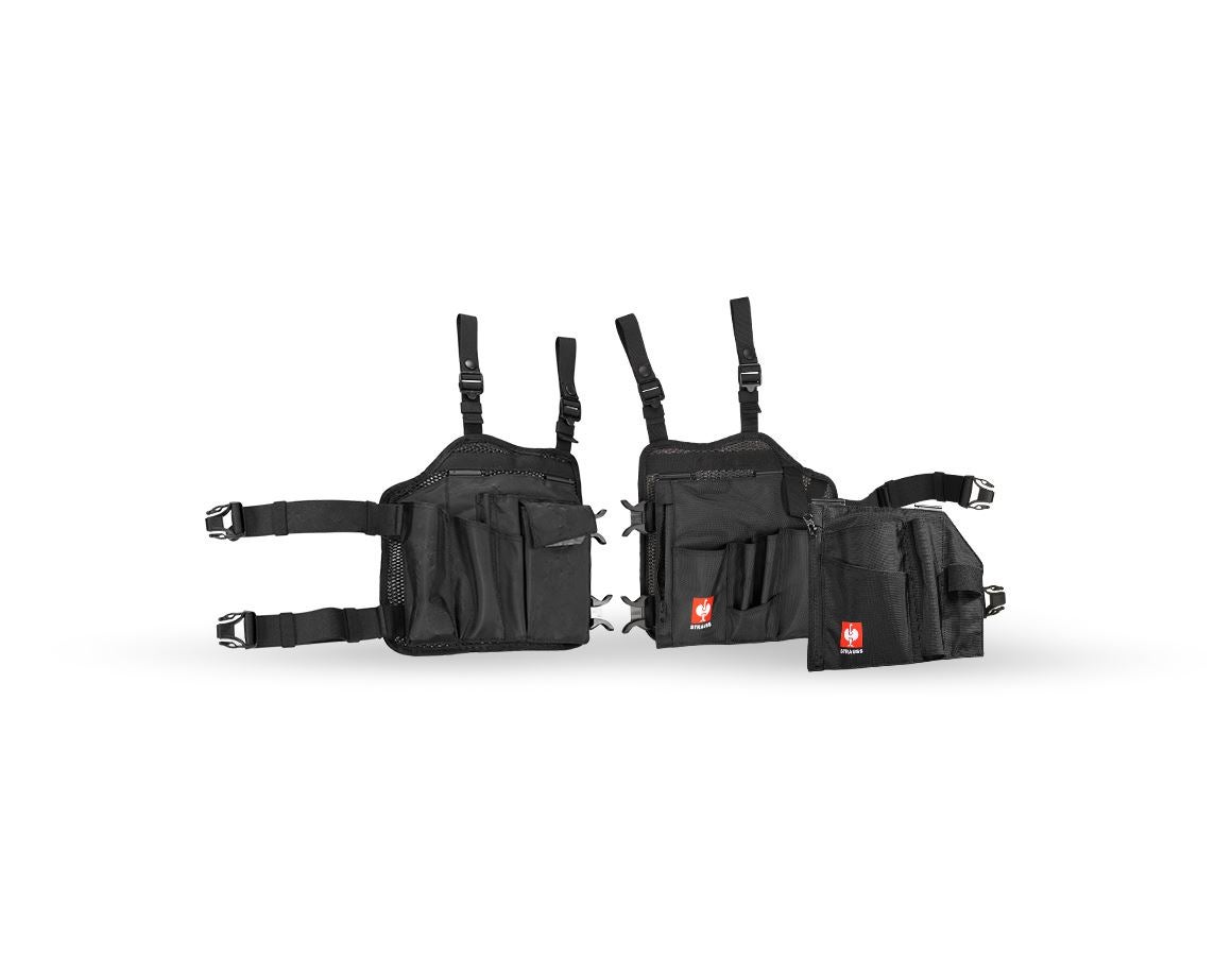 Accessoires: e.s. Werkzeugtaschen-Set Legpack + schwarz
