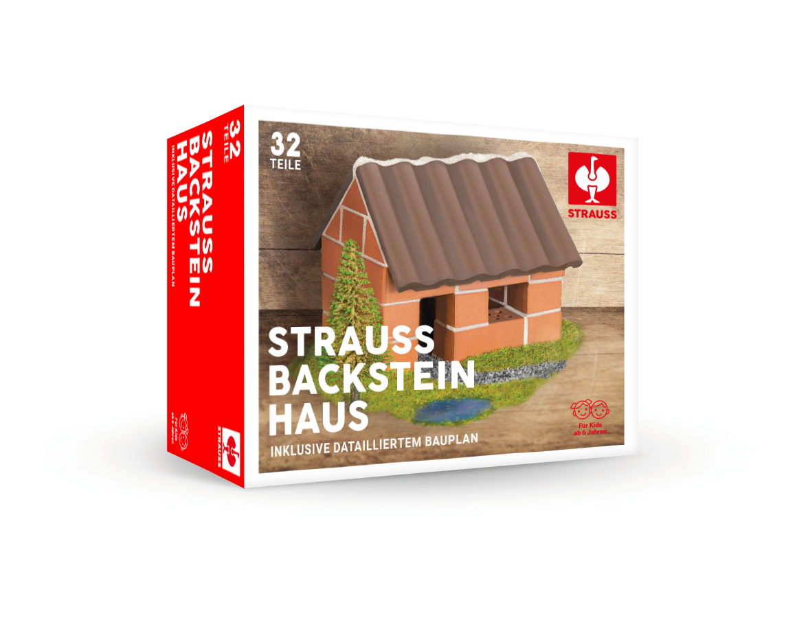 For the little ones: STRAUSS brick house