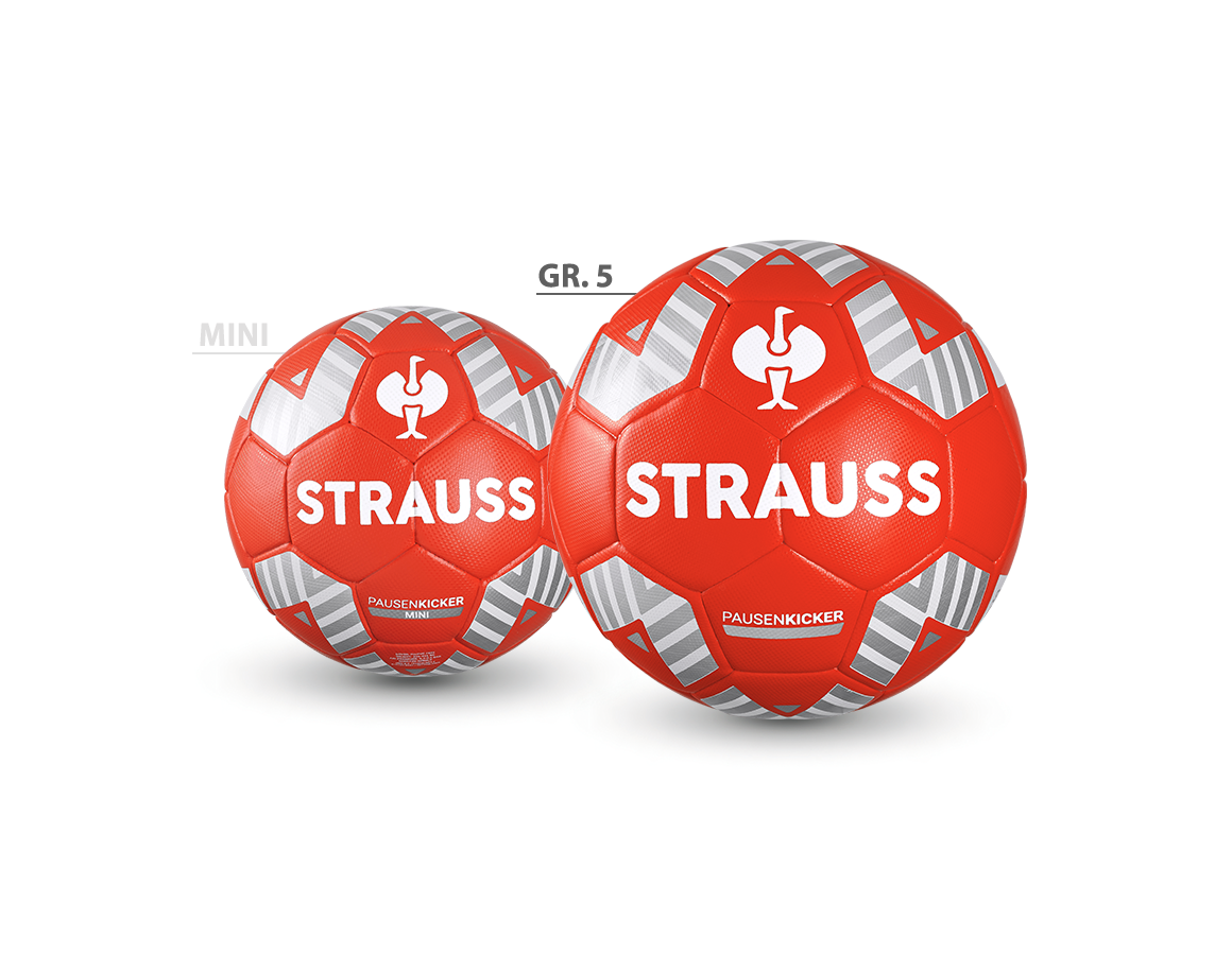 Accessories: STRAUSS football + red