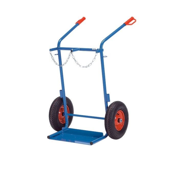 Wheelbarrow: Steel cylinder cart, 150 kg