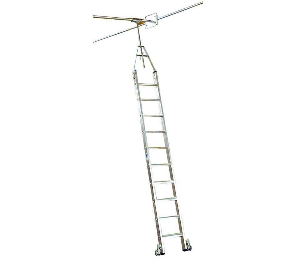 Ladders: KRAUSE alu step shelf ladder for double shelves