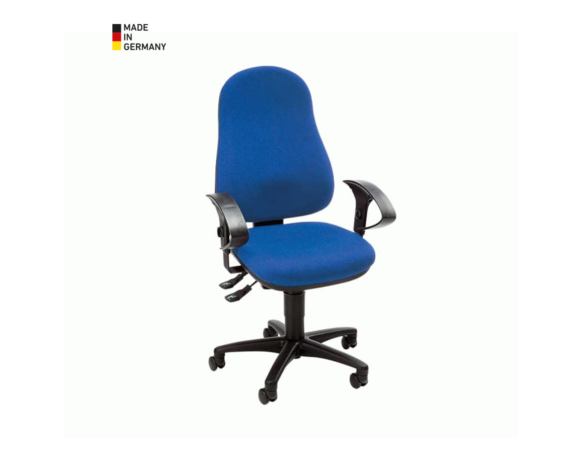 Chaises: Chaise de bureau rotative Point 60 + bleu