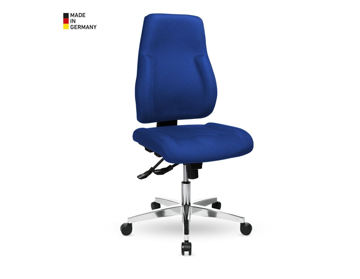 Stühle: Bürodrehstuhl Komfort + blau