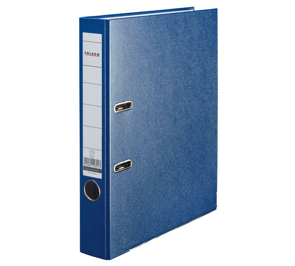 Organisation: Falken Plastic A4 Lever Arch Files + blue