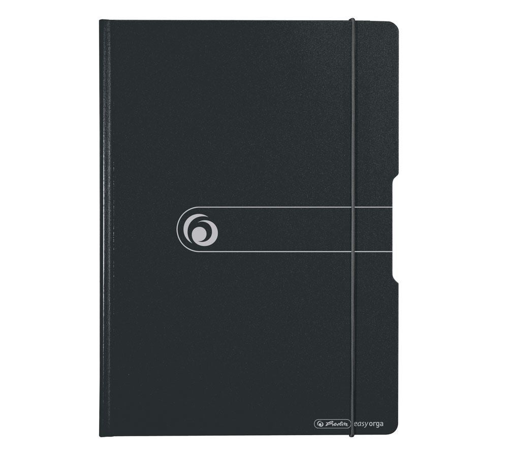 Organisation: Herlitz Clipboard folder + black/grey
