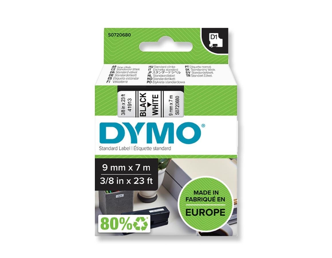 Equipement de bureau: Rubans DYMO D1, 9 mm + blanc/noir