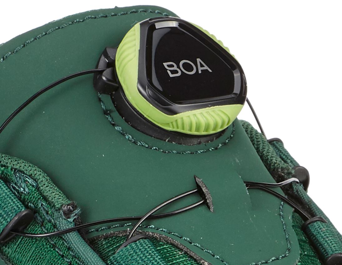 O1: O1 Work shoes e.s. Corvids II low + green/sea green 1