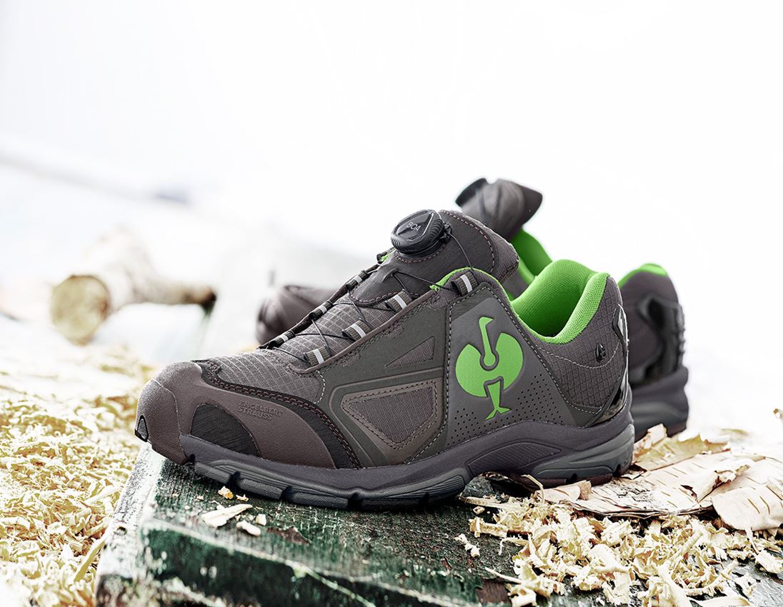 O2: O2 Work shoes e.s. Minkar II + chestnut/sea green