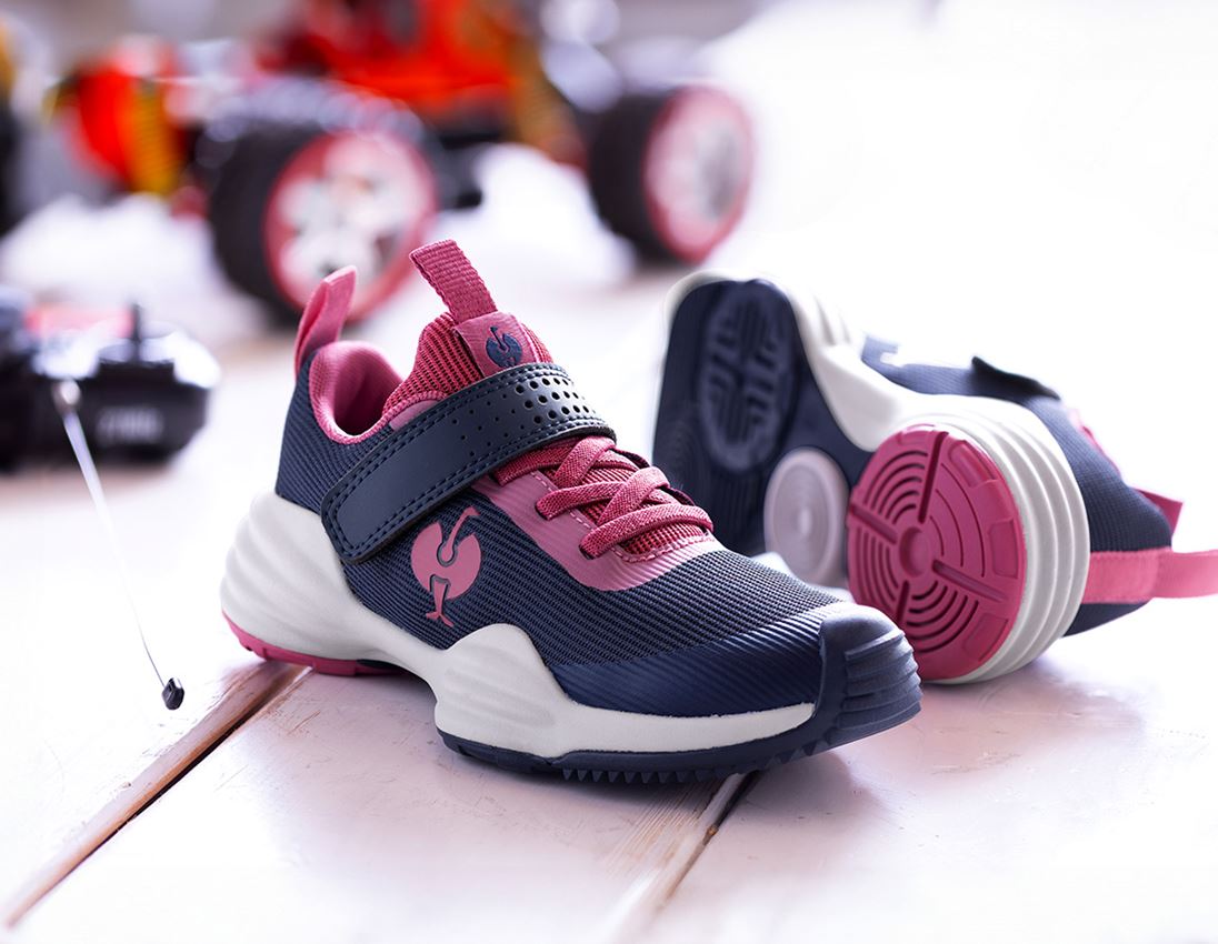 Footwear: Allround shoes e.s. Porto, children's + deepblue/tarapink