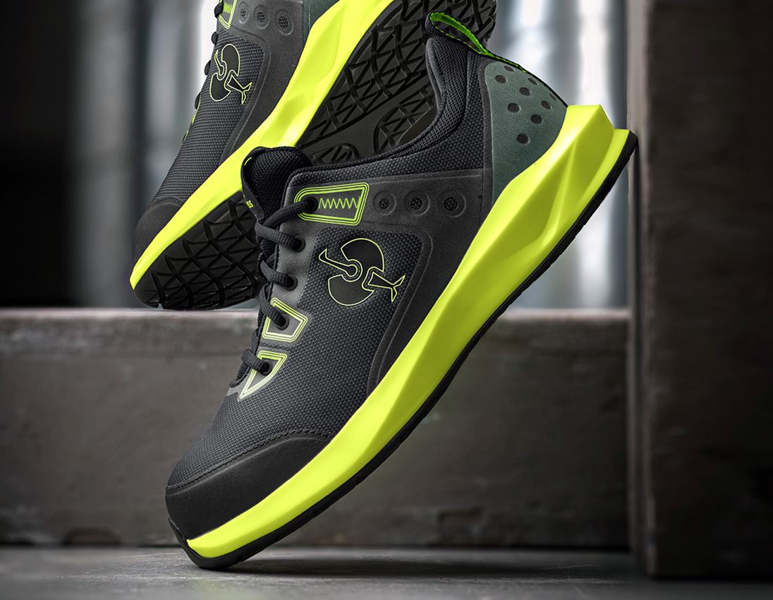 S1: S1 Safety shoes e.s. Hades II + black/high-vis yellow