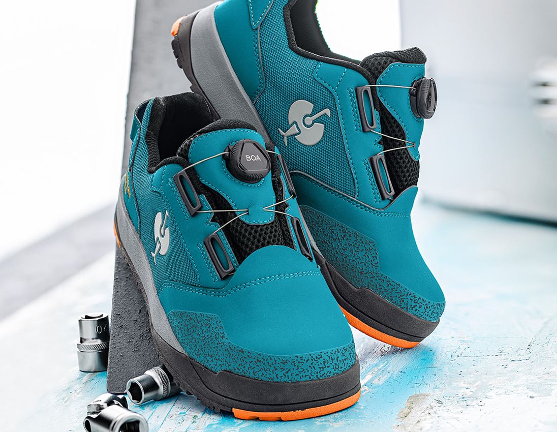 S1: S1 Safety shoes e.s. Nakuru low + jade/alaskagrey