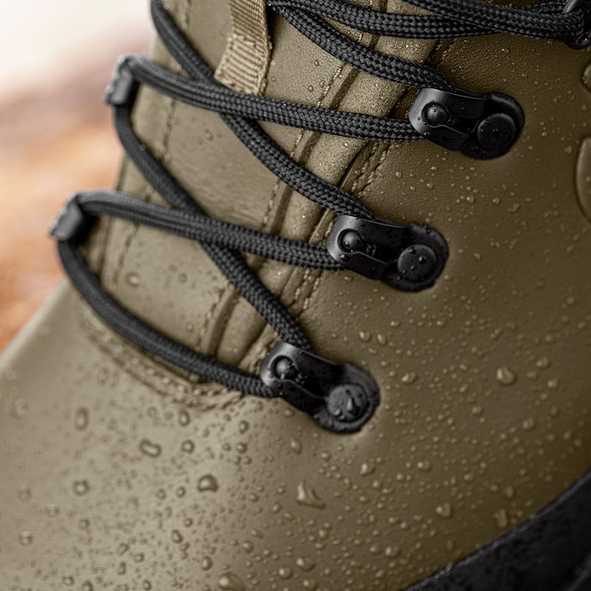 S6: e.s. S2 Forestry safety boots Triton + mudgreen 2