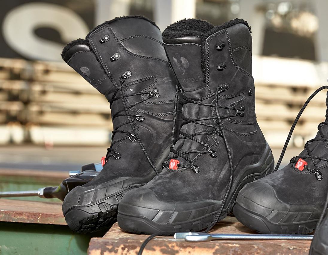 S3: S3 Safety boots e.s. Okomu high + black