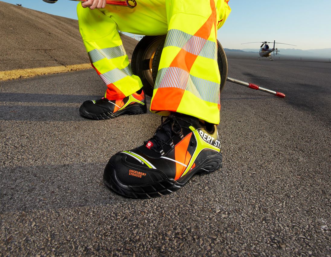 S3: e.s. S3 Safety shoes Turais + black/high-vis orange/high-vis yellow 1