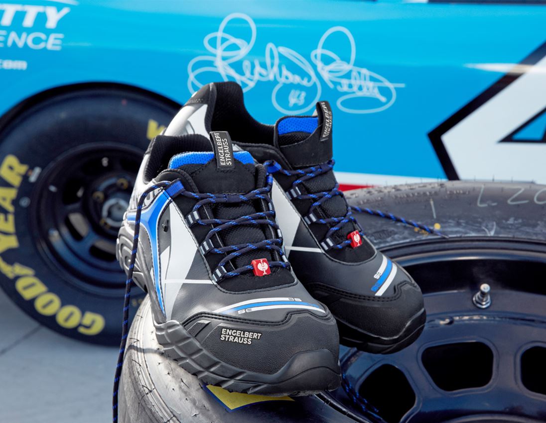 S3: e.s. S3 Chaussures basses de sécurité Turais + graphite/bleu gentiane