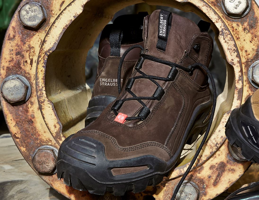 S3: e.s. S3 Safety boots Nembus mid + bark