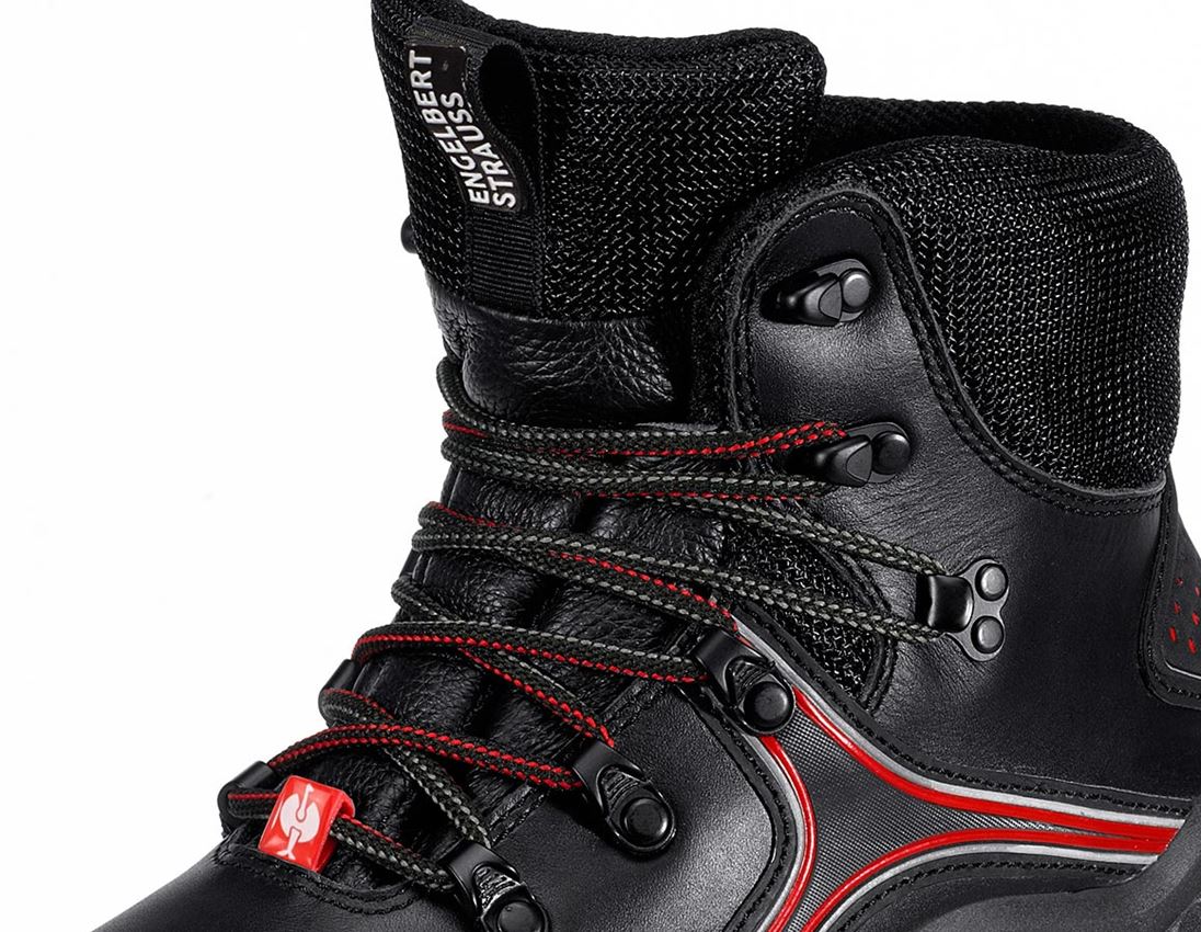 S3: S3 e.s. Chaussures de sécurité Avior + noir/rouge 2