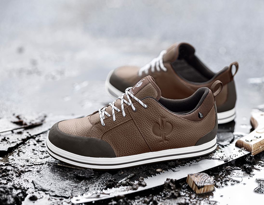 S3: e.s. S3 Safety shoes e.s. Spes II low + chestnut