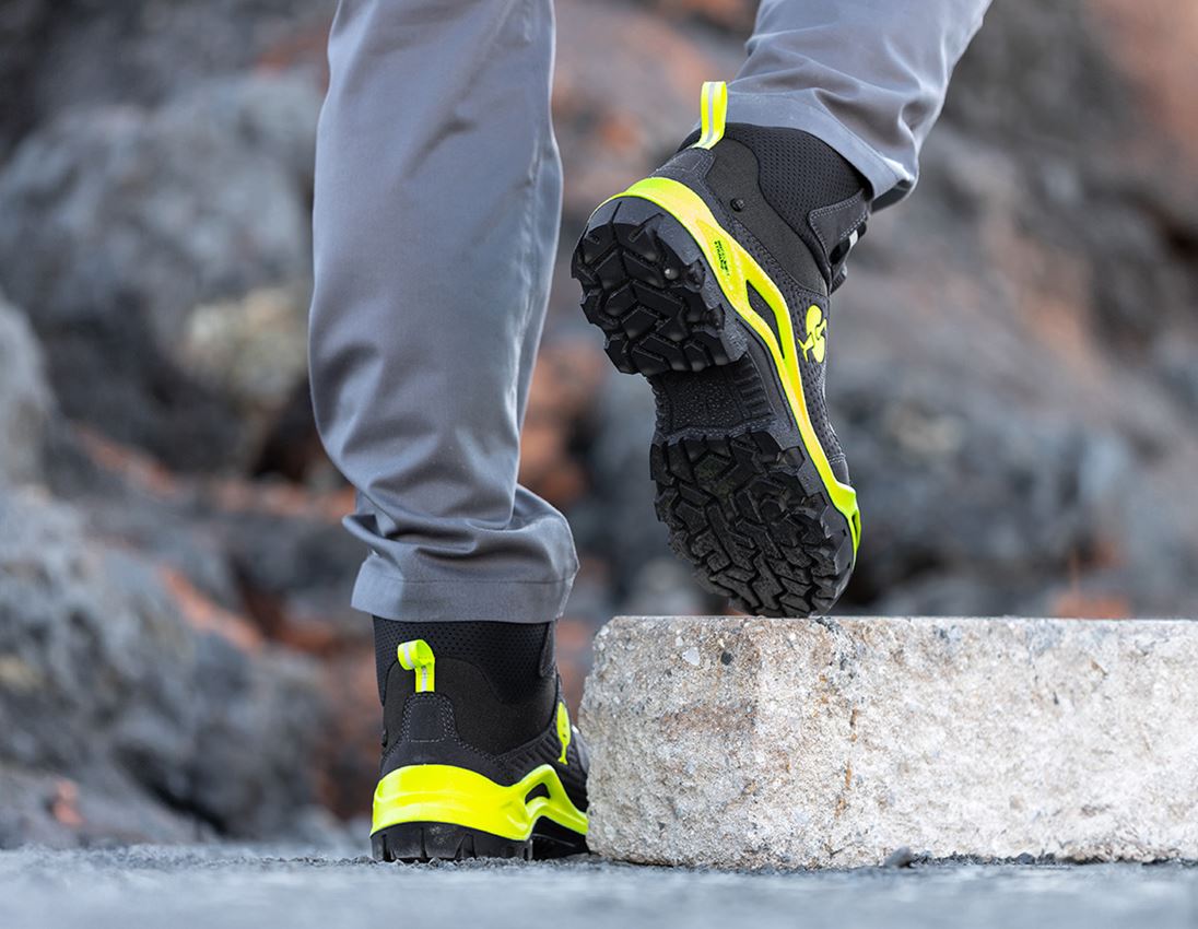 S3: S3 Safety boots e.s. Kastra II mid + anthracite/high-vis yellow 3