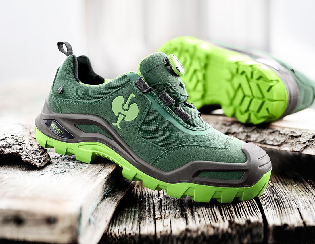 S3: S3 Safety shoes e.s. Kastra II low + green/seagreen