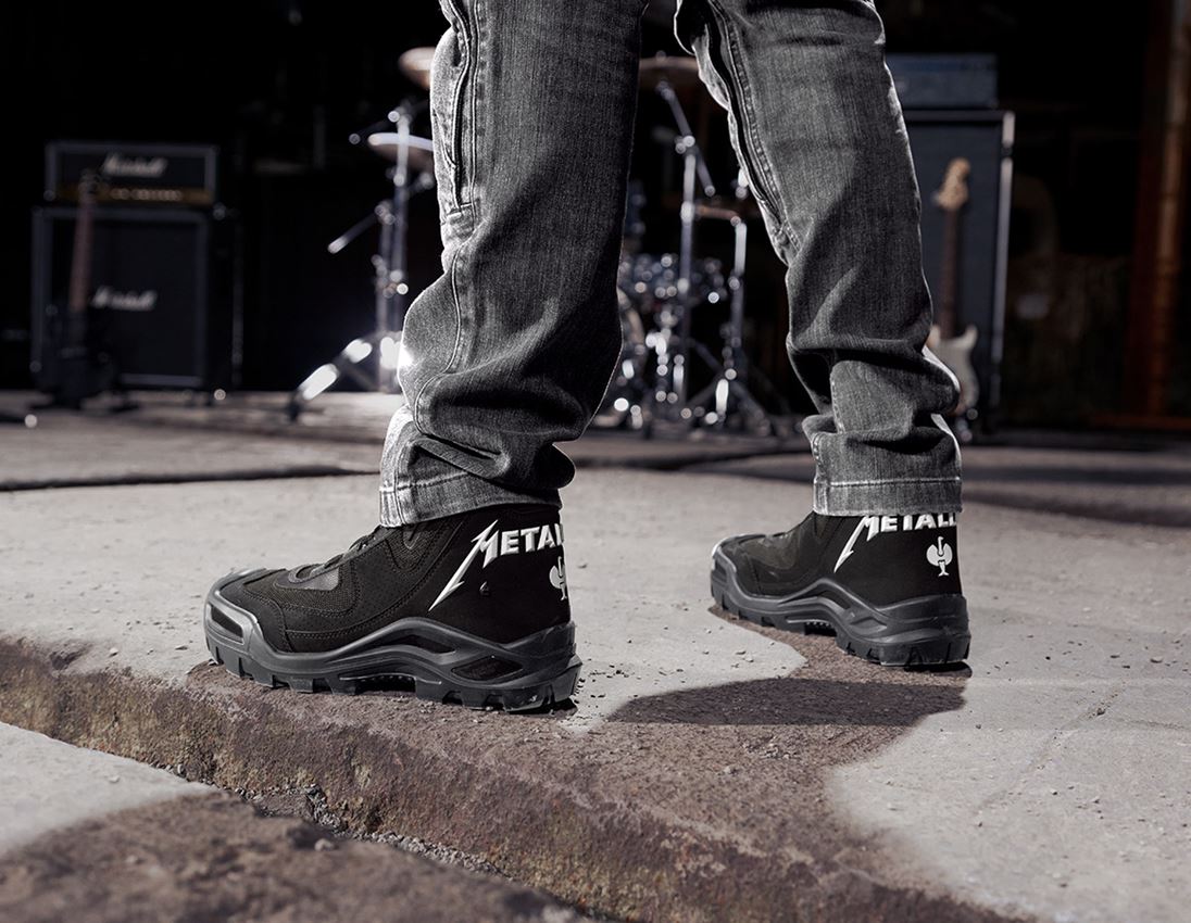 Kollaborationen: Metallica safety boots + schwarz 1