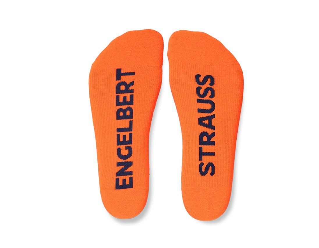 Clothing: e.s. All-season socks function light/high + high-vis orange/navy 1