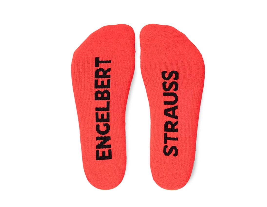 Clothing: e.s. All-season socks function light/high + high-vis red/black 1