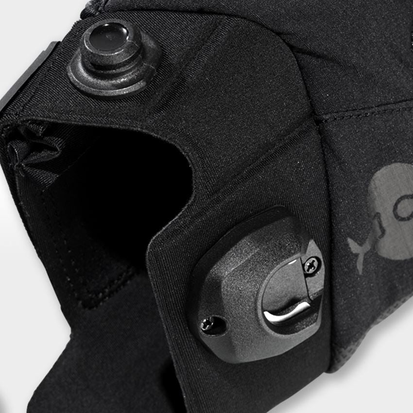 Hybrid: Gloves e.s.trail, light graphic + black/white/lapisturquoise 2