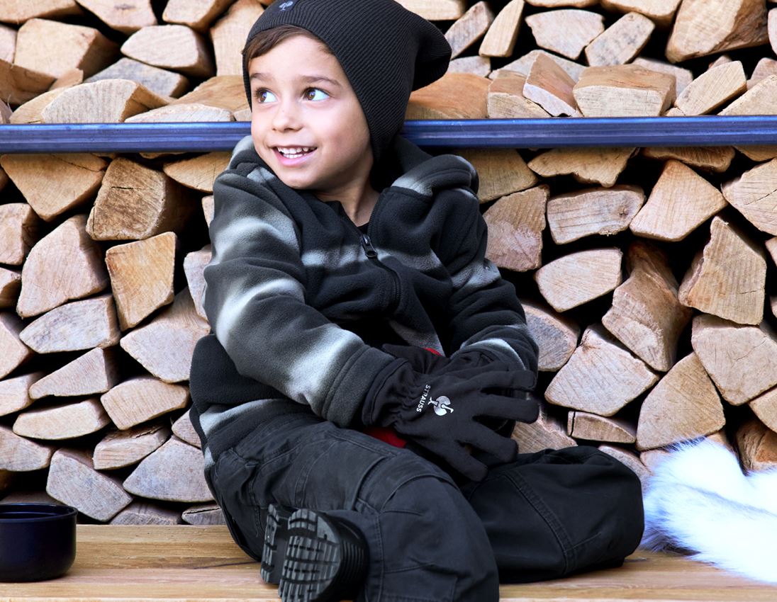 Accessoires: e.s. Kinder-Winterhandschuh Fleece Comfort + schwarz