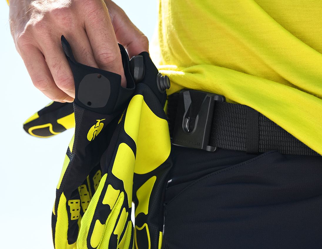 Hybrid: Gloves e.s.trail allseason + black/acid yellow 1