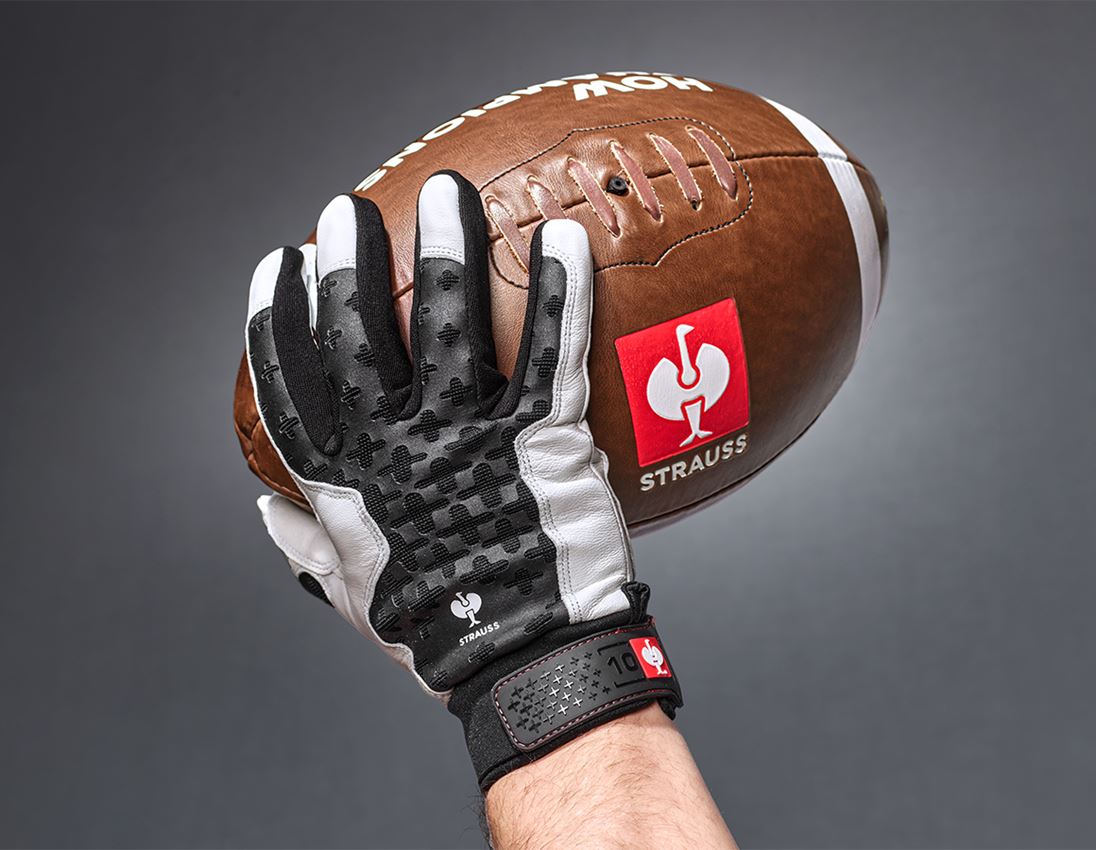 Sets | Accessories: 3x Leather assembly gloves ergo+vintage Football
