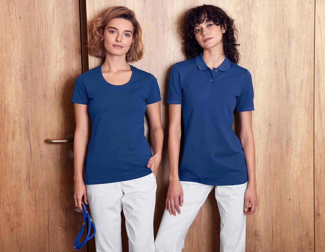 Thèmes: e.s. T-shirt cotton stretch, femmes + bleu alcalin 2