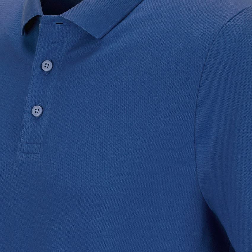 Shirts, Pullover & more: e.s. Pique-Polo cotton stretch + alkaliblue 2