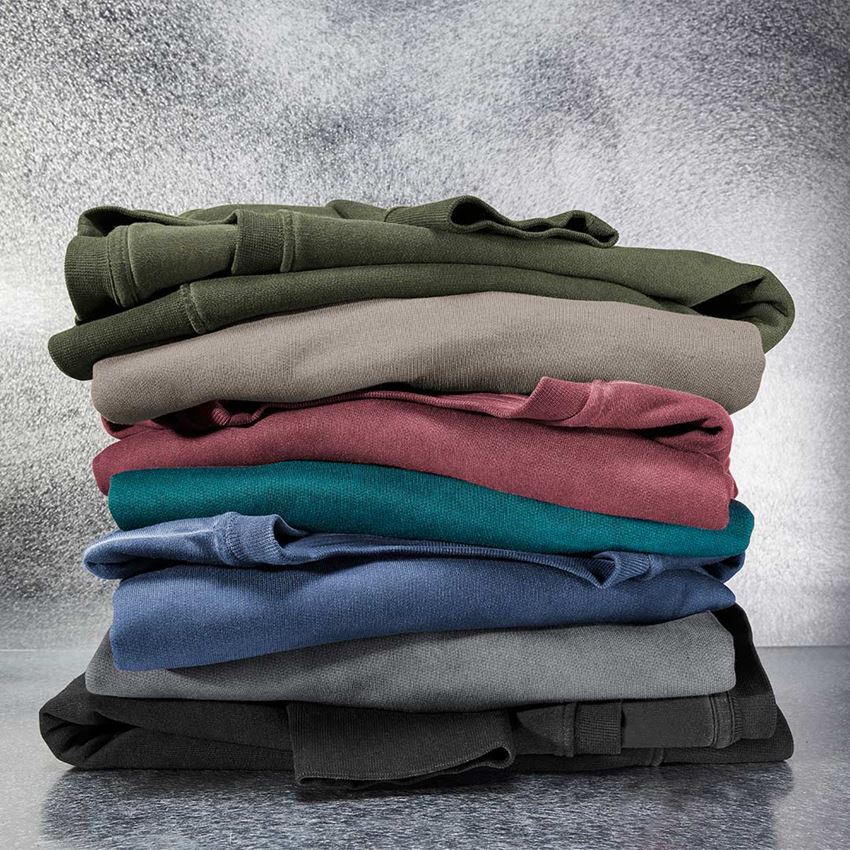 Hauts: e.s. Sweatshirt vintage poly cotton + noir oxyde vintage 2