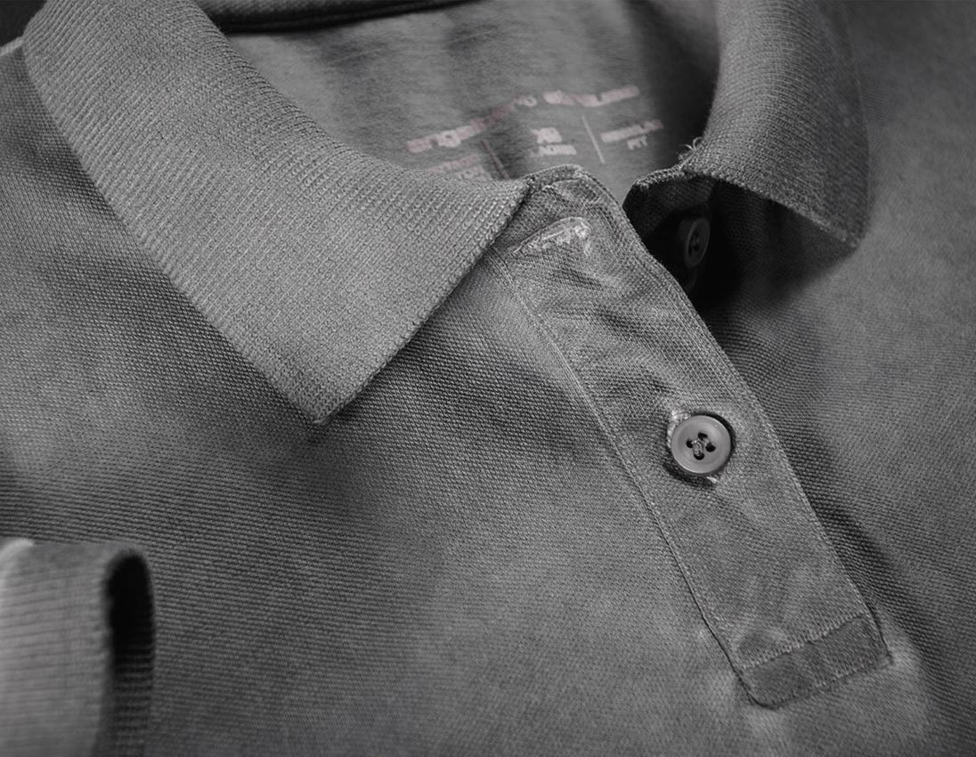 Galabau / Forst- und Landwirtschaft: e.s. Polo-Shirt vintage cotton stretch, Damen + zement vintage 2