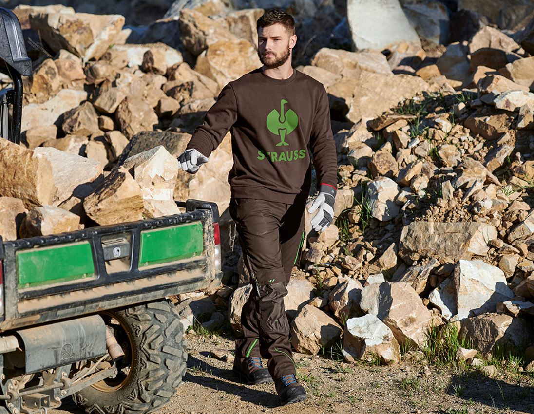 Shirts, Pullover & more: Sweatshirt e.s.motion 2020 + chestnut/seagreen 1