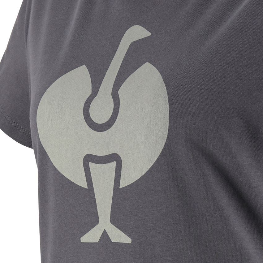 Shirts, Pullover & more: T-Shirt, e.s.concrete, ladies' + anthracite 2