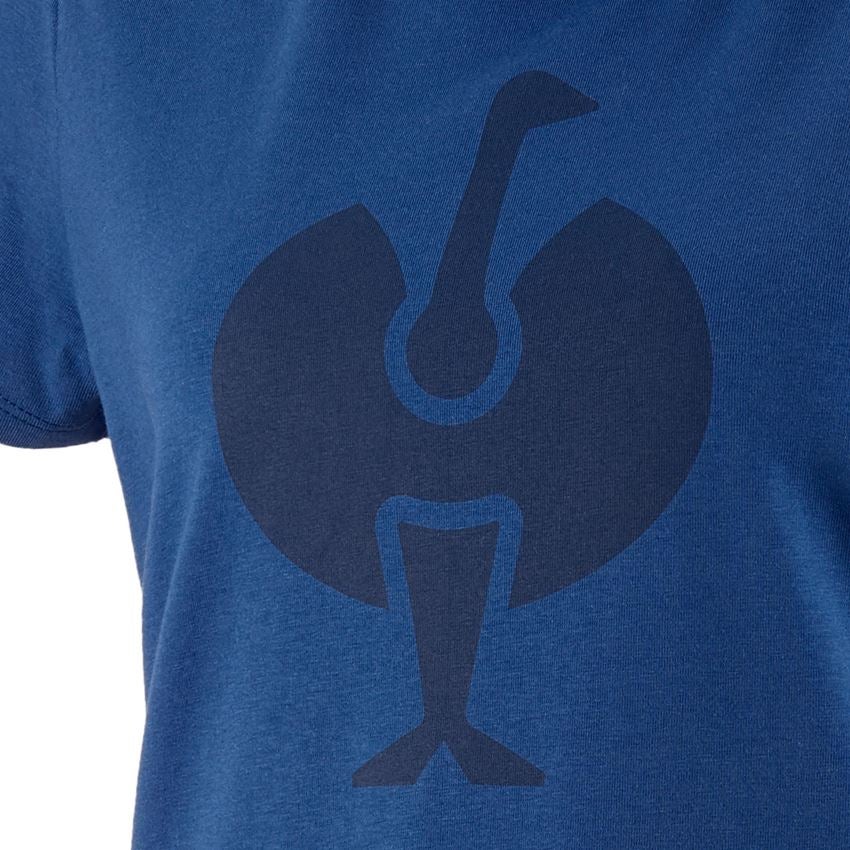 Hauts: T-Shirt e.s.concrete, femmes + bleu alcalin 2