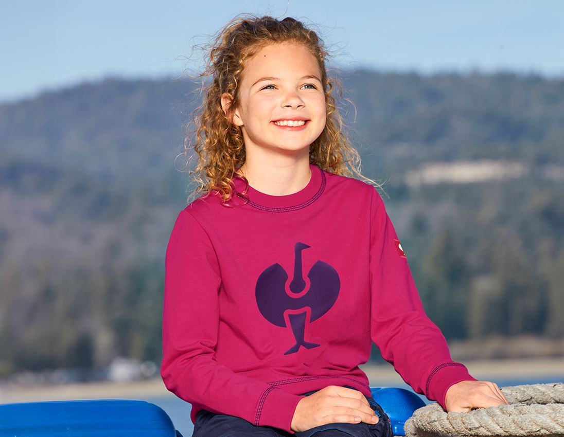 Shirts, Pullover & more: Sweatshirt e.s.motion 2020, children's + berry/navy