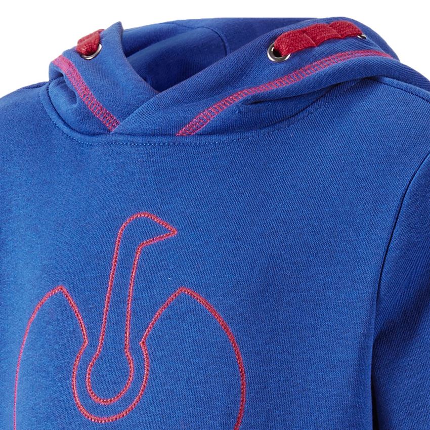 Hauts: Hoody sweatshirt e.s.motion 2020, enfants + bleu royal/rouge vif 2