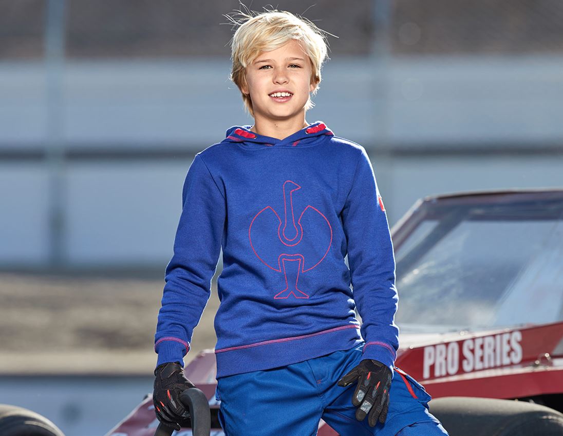 Shirts, Pullover & more: Hoody sweatshirt e.s.motion 2020, children´s + royal/fiery red