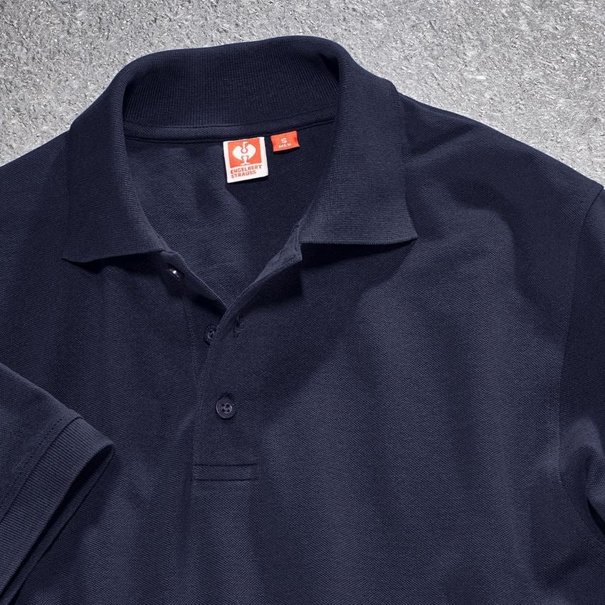 Shirts & Co.: Piqué-Polo e.s.industry + dunkelblau 2