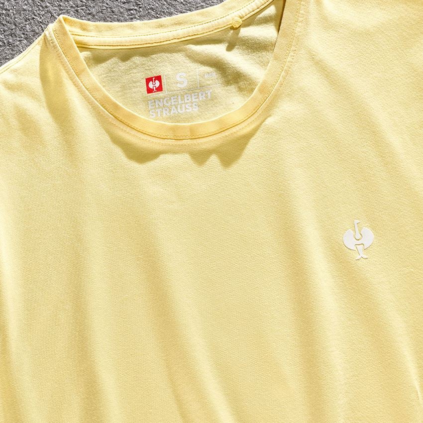 Hauts: T-Shirt e.s.motion ten pure + jaune clair vintage 2