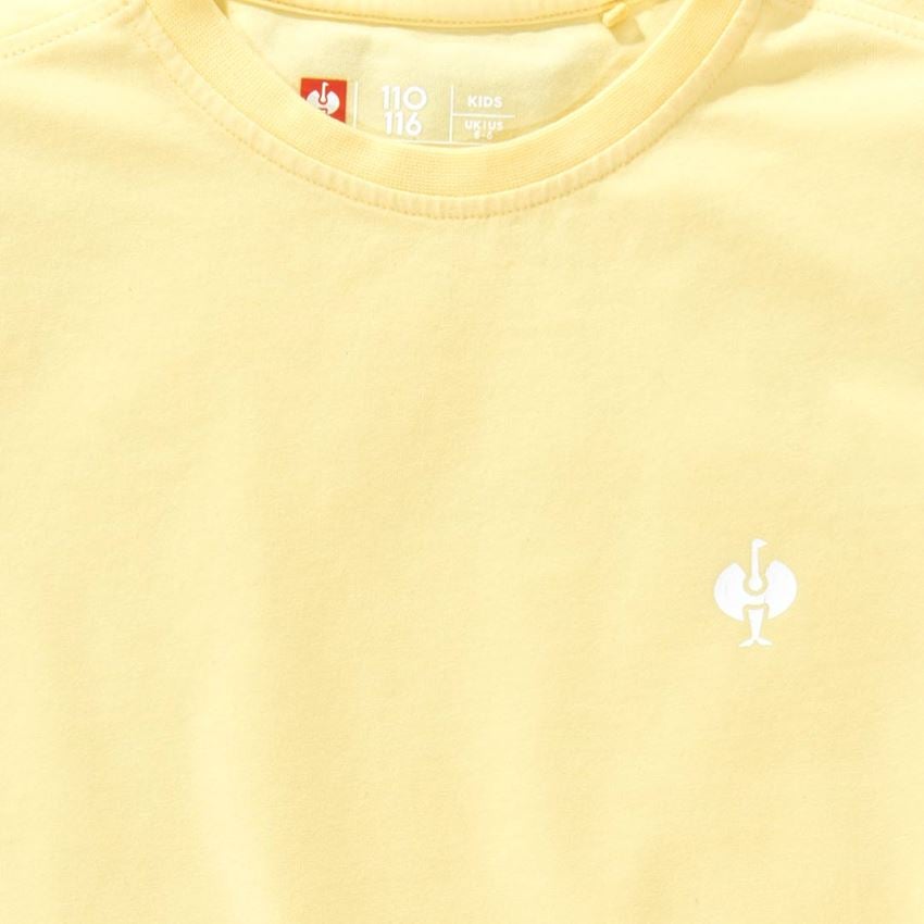 Shirts & Co.: T-Shirt e.s.motion ten pure, Kinder + hellgelb vintage 2