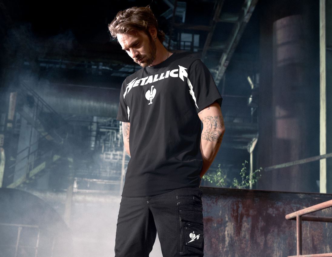 Shirts & Co.: Metallica cotton tee + schwarz 1