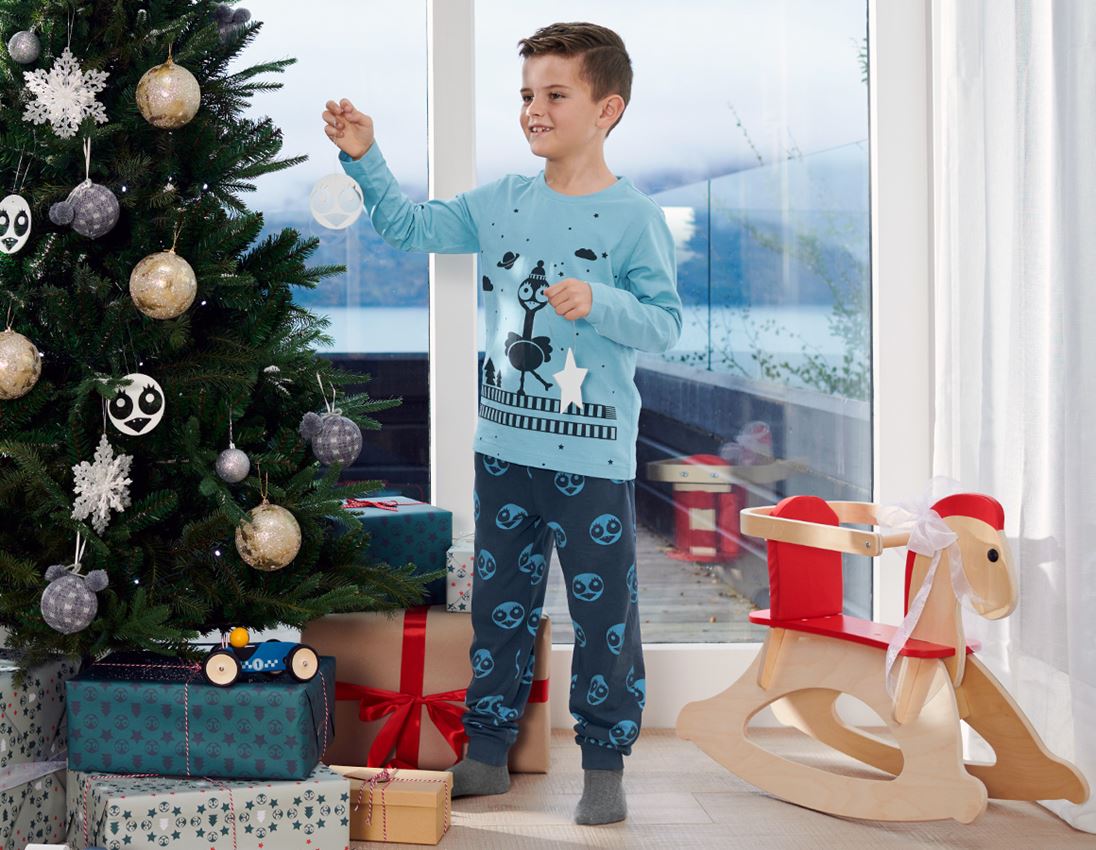 Geschenkideen: e.s. Kinder Pyjama + schattenblau