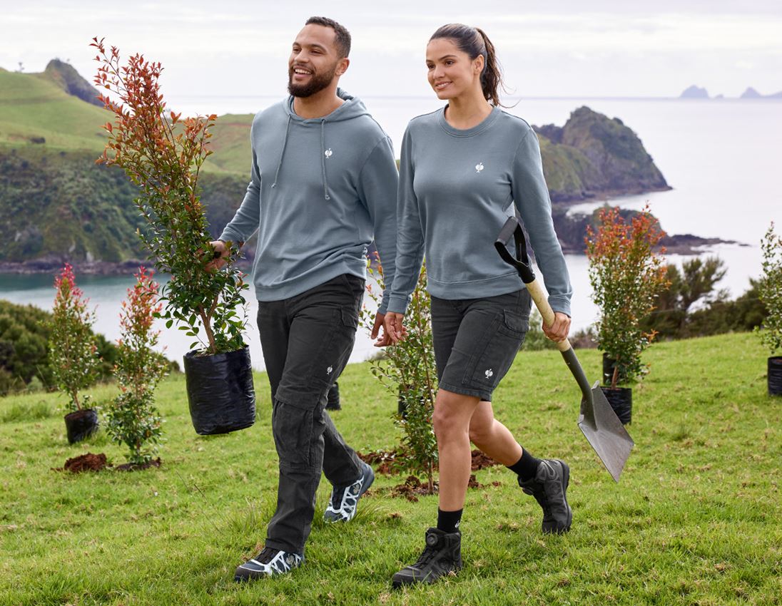 Shirts, Pullover & more: Sweatshirt e.s.botanica, ladies' + naturelightblue 1