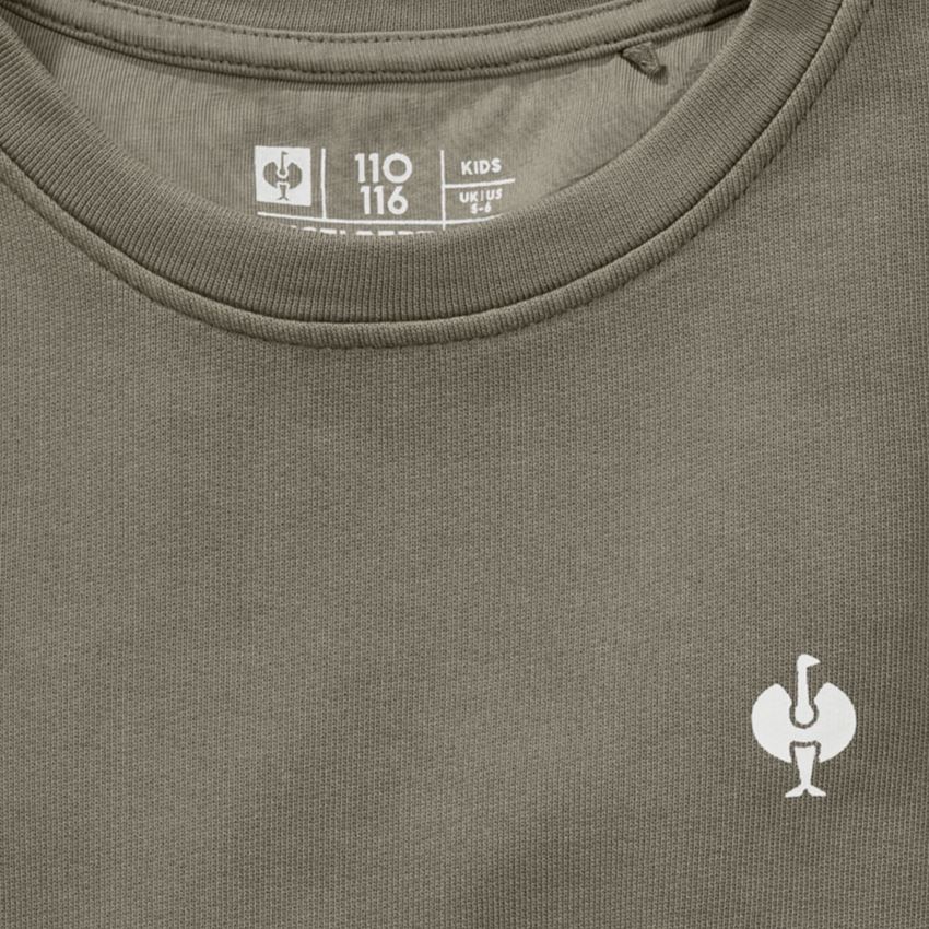 Bekleidung: Sweatshirt e.s.botanica, Kinder + naturgrün 2