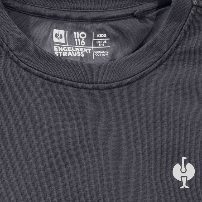 Shirts & Co.: Sweatshirt e.s.botanica, Kinder + naturhellschwarz 2